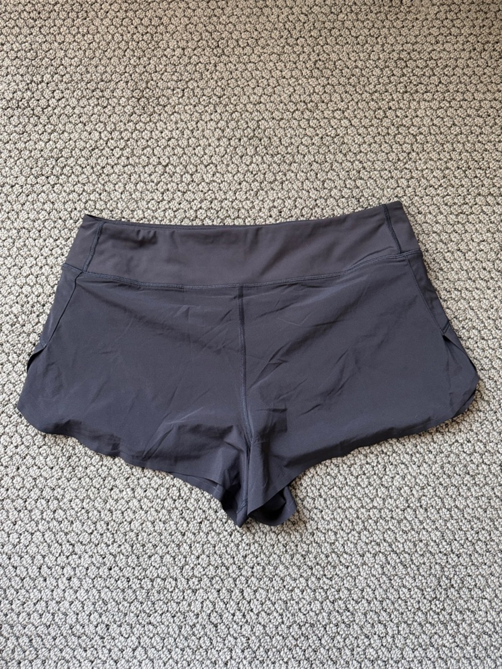 Athleta Black High-Rise Run With It 2.5” Athletic Shorts